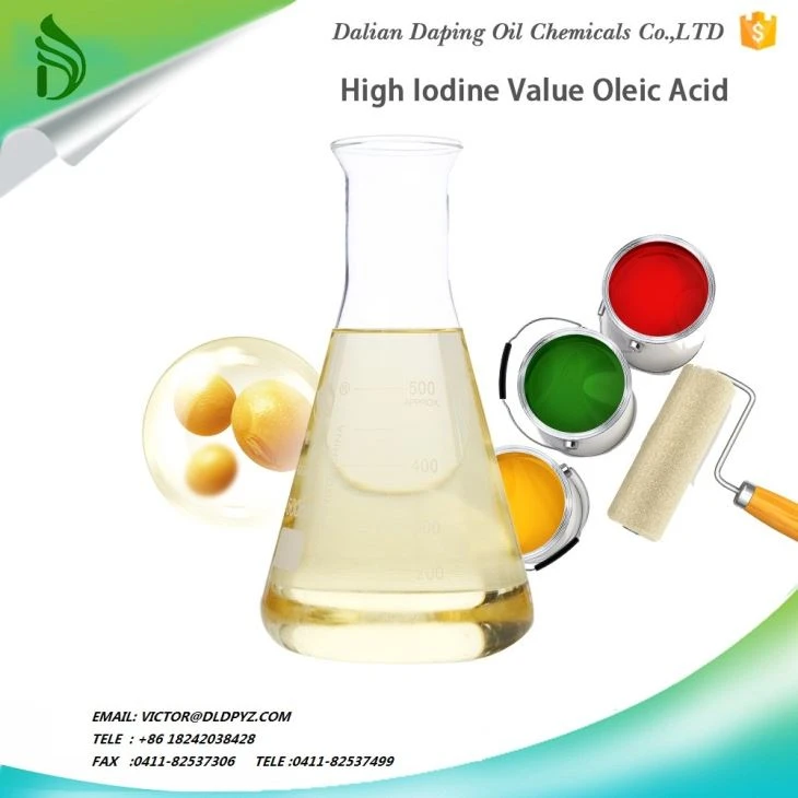 High Iodine Valure Soya Fatty Acid For Dimer Acid Alkyd Resin Short Oil